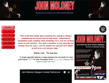Tablet Screenshot of johnmoloney.com